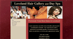 Desktop Screenshot of lovelandhairgallery.com